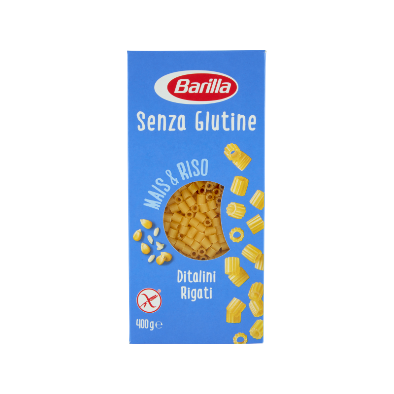 Barilla Ditalini rigate – GLUTEN FREE – Italian Pastas